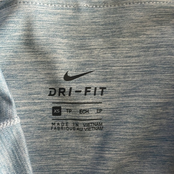 Nike Dri-Fit Size XS Heathered Blue High-Rise Athletic Leggings - Picture 4 of 6